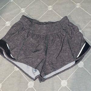 Lululemon hotty hot shorts grey size 6
